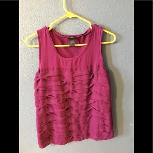 Ann Taylor mauve sleeveless top